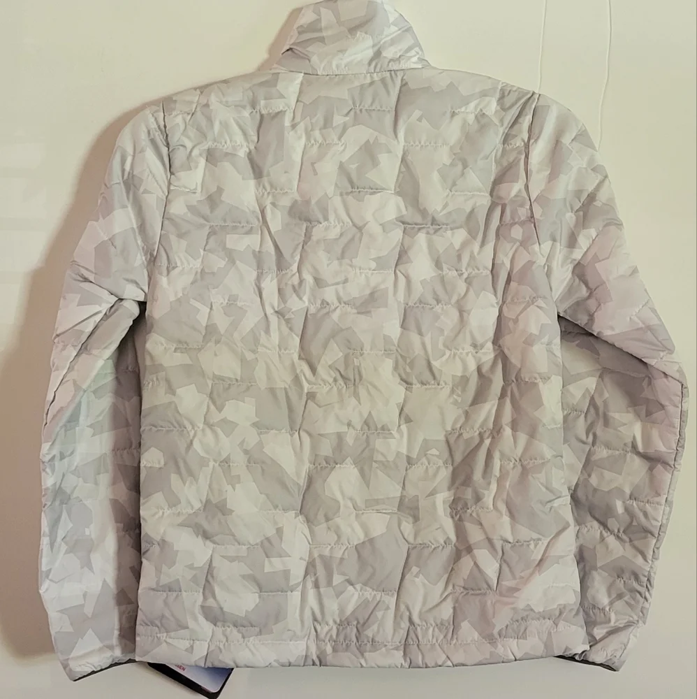 Helly Hansen Jr LifaLoft Insulated Jacket Packable Grey Camo Gorpcore Outdoor